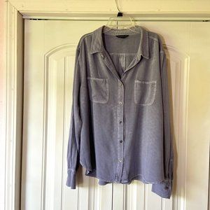 Rock & Republic - Woman's Long Sleeve Button Down Shirt Sz XL
